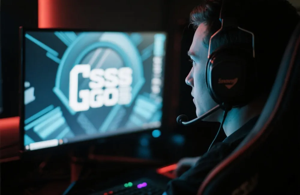 CSGO 玩家专注比赛